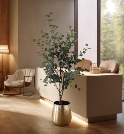 Kunstplant - Eucalyptus - Blauwe Gomboom - 180 cm