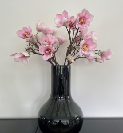 Kunstbloemen - Magnolia bloem Roze x8 -65cm
