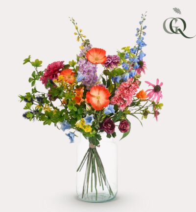 Kunstbloemen - Boeket XL - Electric Love - 90cm